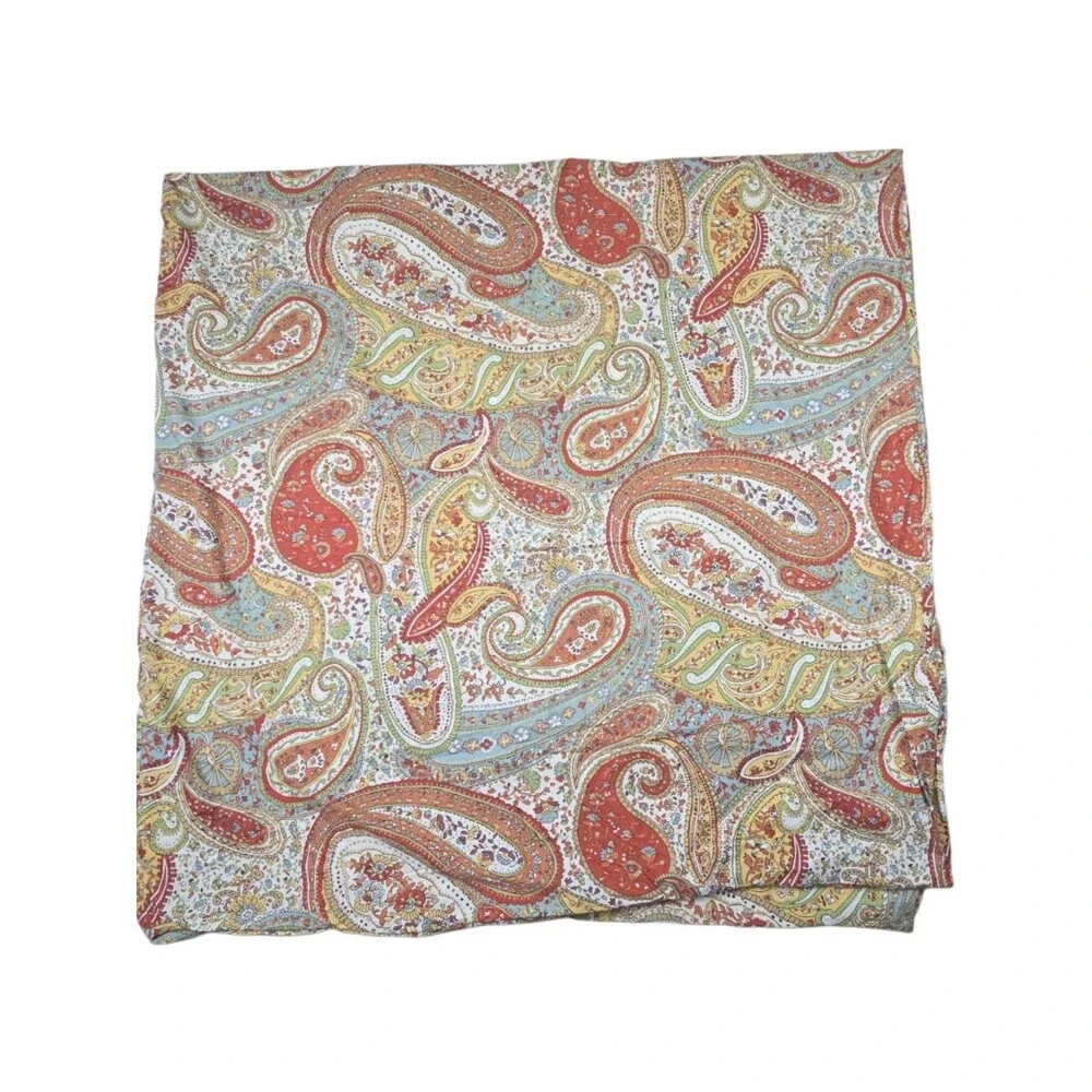 Pottery Barn Harper Paisley Full Queen Duvet Cover and Pillow Cover/Shams